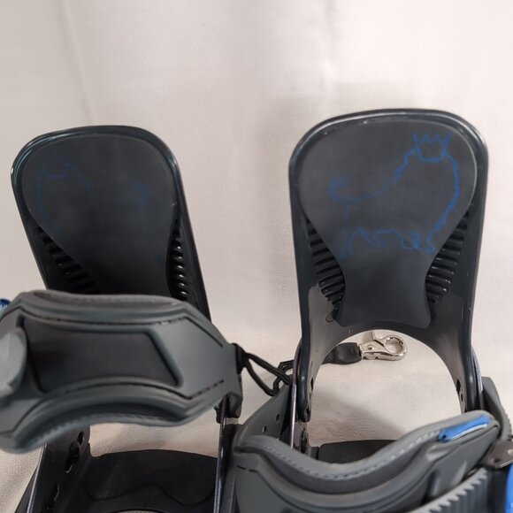 K2 Plasma V2 Snowboard Bindings Blue Grey S SM Small K2-BSP-04-S-L Snowboarding - Picture 6 of 16